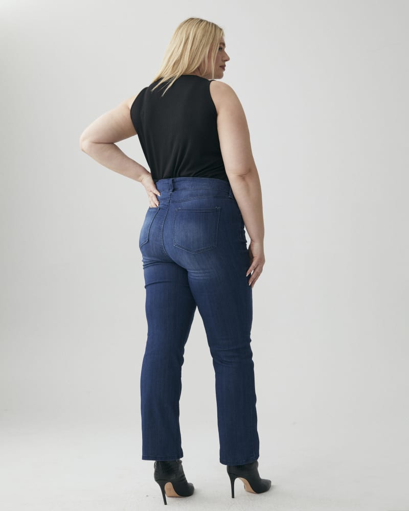 Plus Size Vintage Wash Greenwich Bootcut Jean Vintage Medium Wash